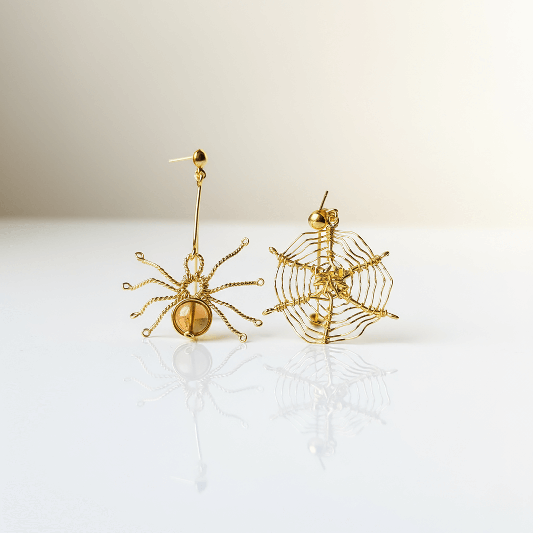 Sitrin Küpe Örümcek